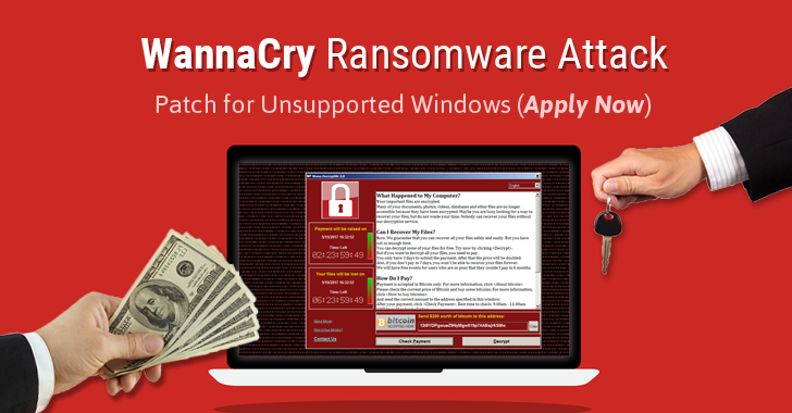 wannacry ransomware decrypt unlock files