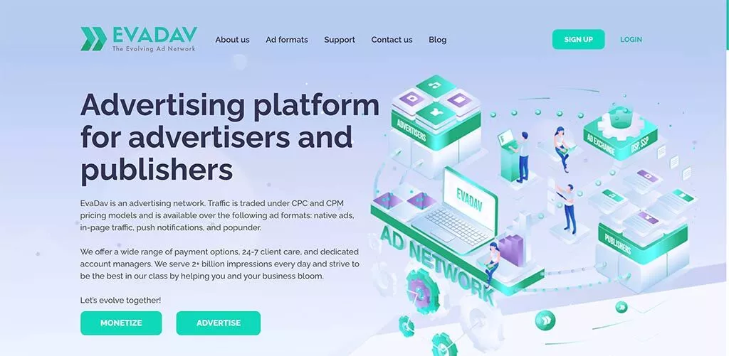 Evadav Homepage